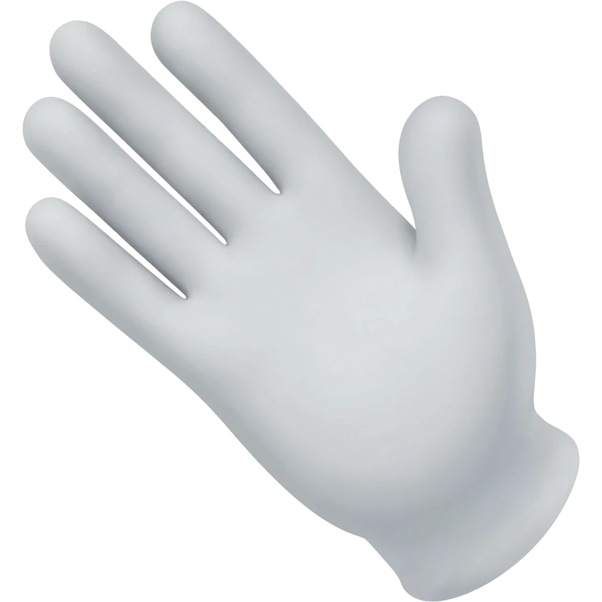 White glove emoji