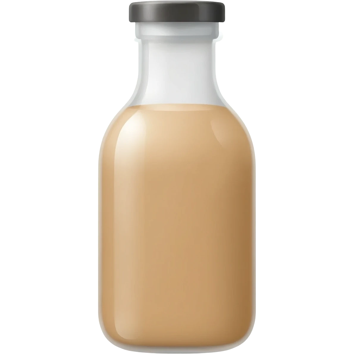 bottle of candy cane coffee creamer emoji