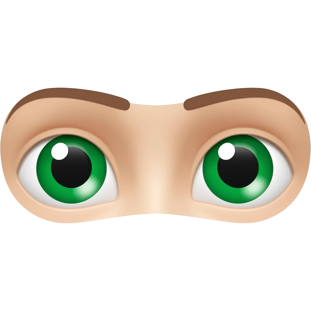Ojos verdes emoji