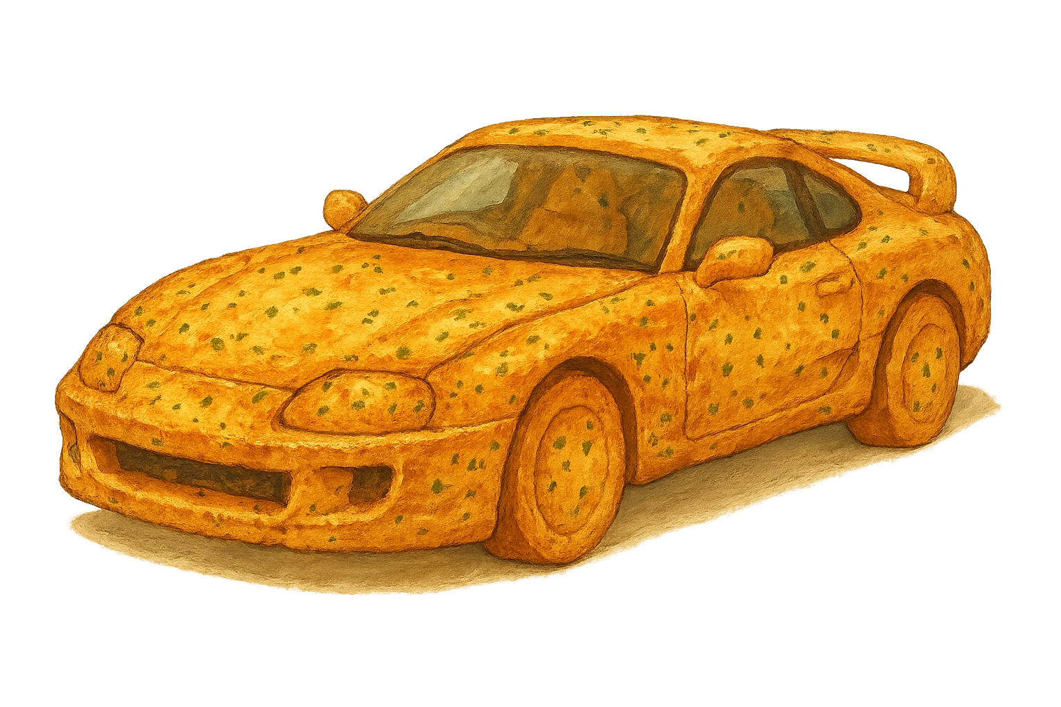 A supra, except it’s garlic bread  emoji