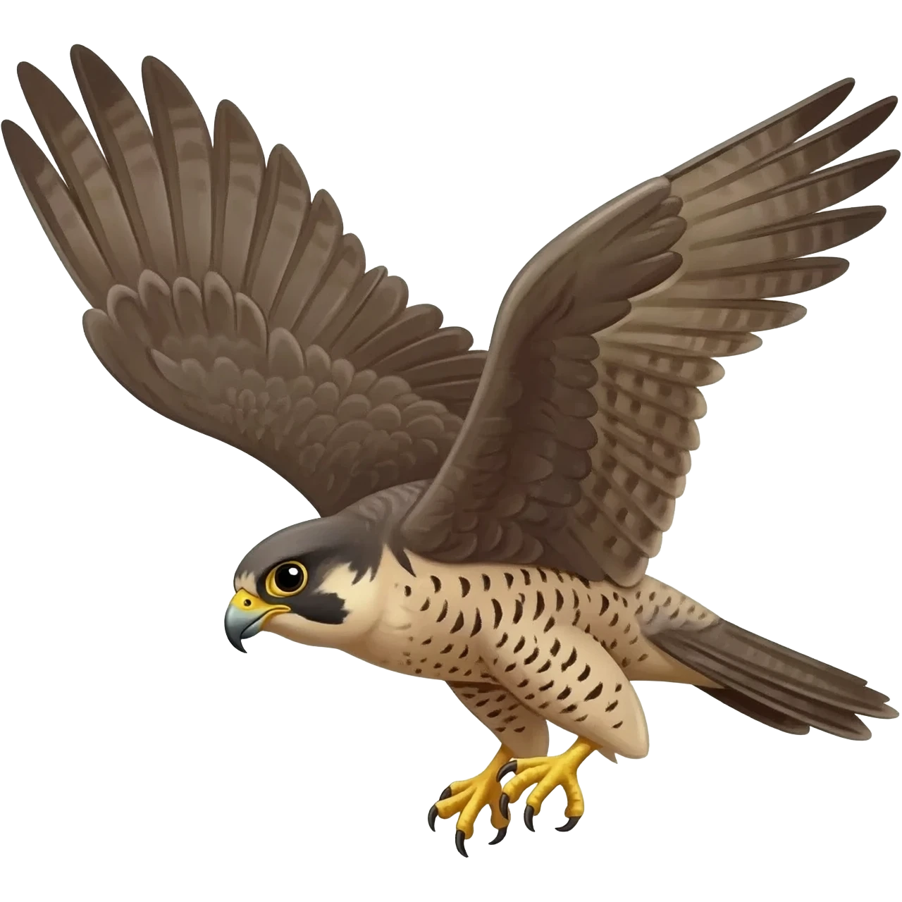 flying falcon emoji
