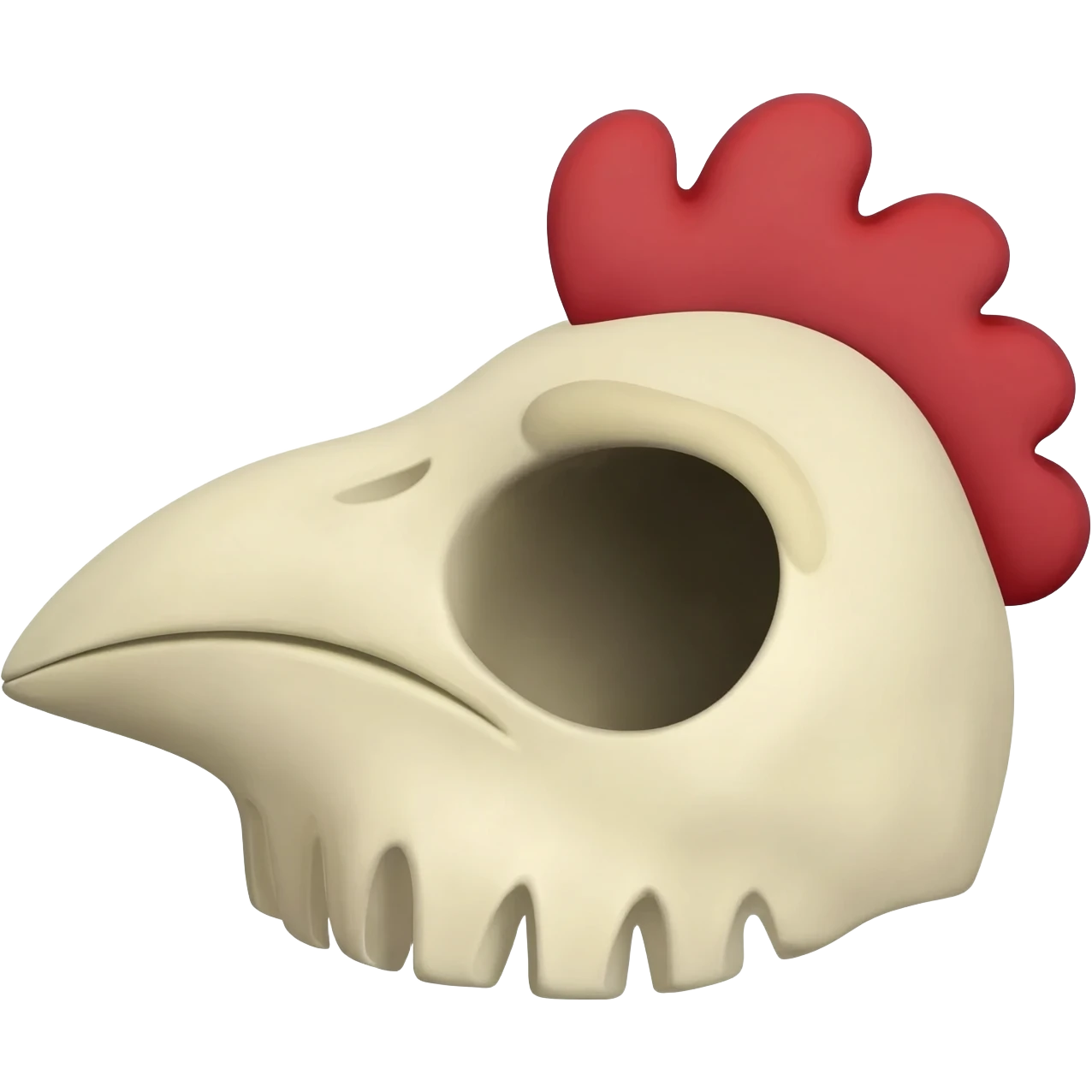 This is a tubalacatumba chicken skull from galinha pintadinha and😭😭😭😭😭🤣🤣🤣🤣🤣🐔 emoji