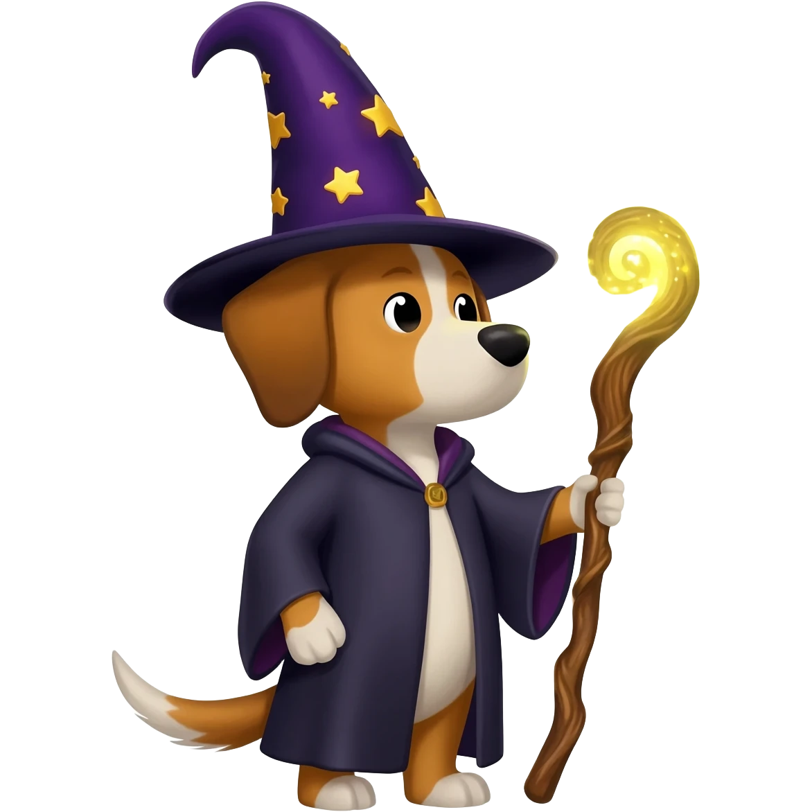Dog wizard emoji