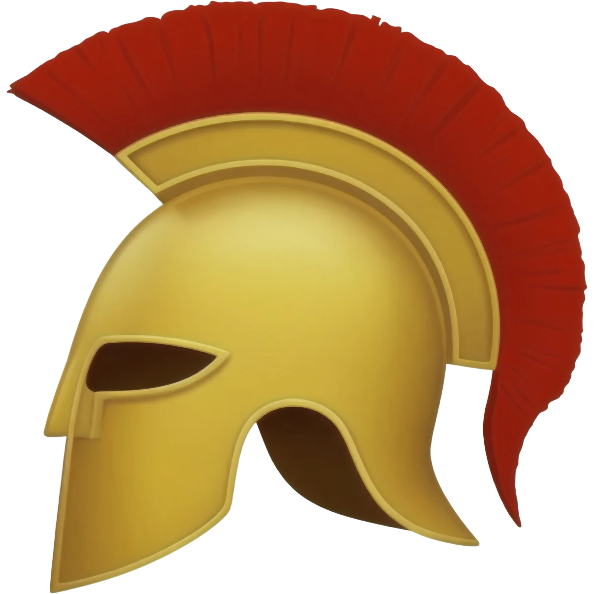 can you create a really simple helmet for a ancient greek warrior? emoji