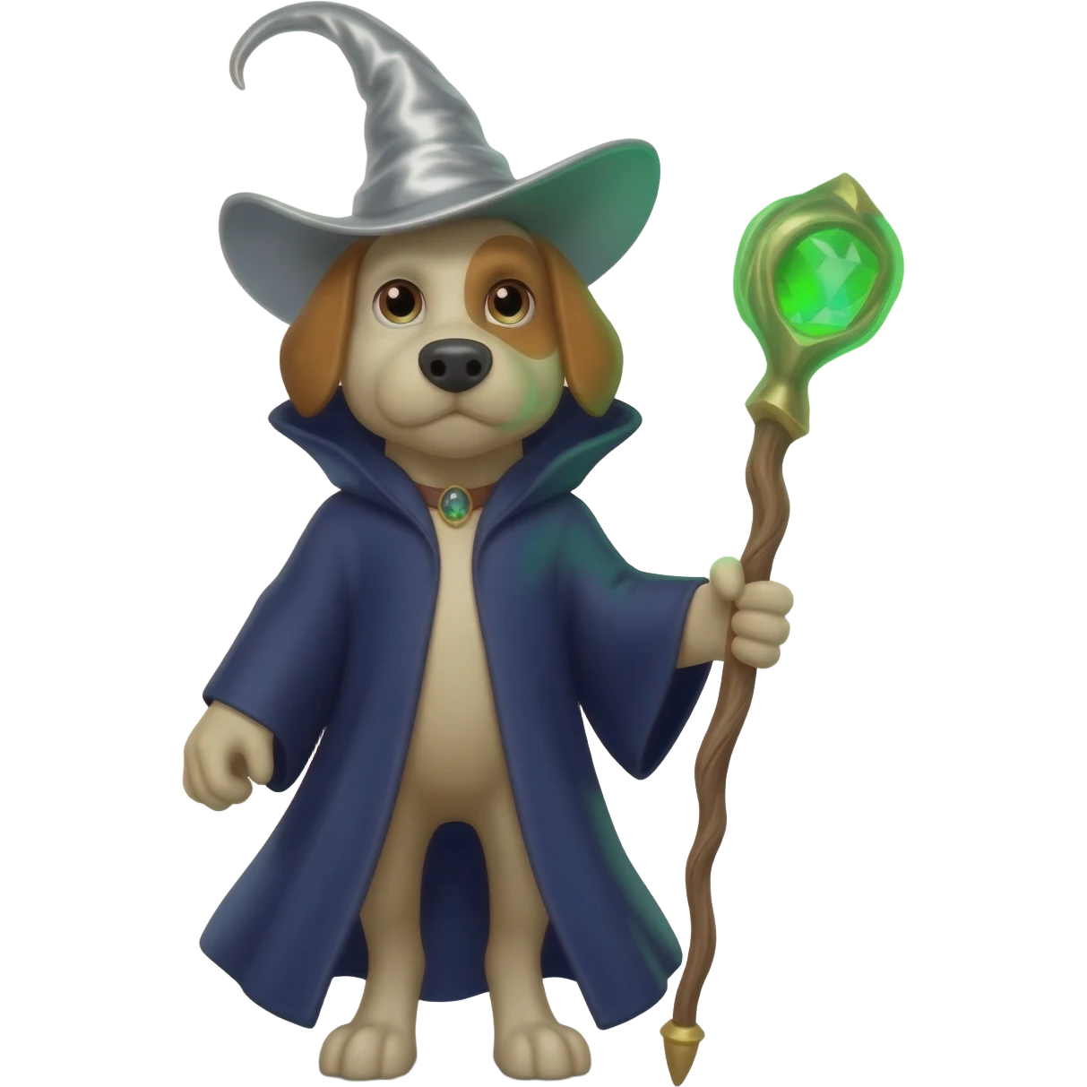 Dog wizard emoji