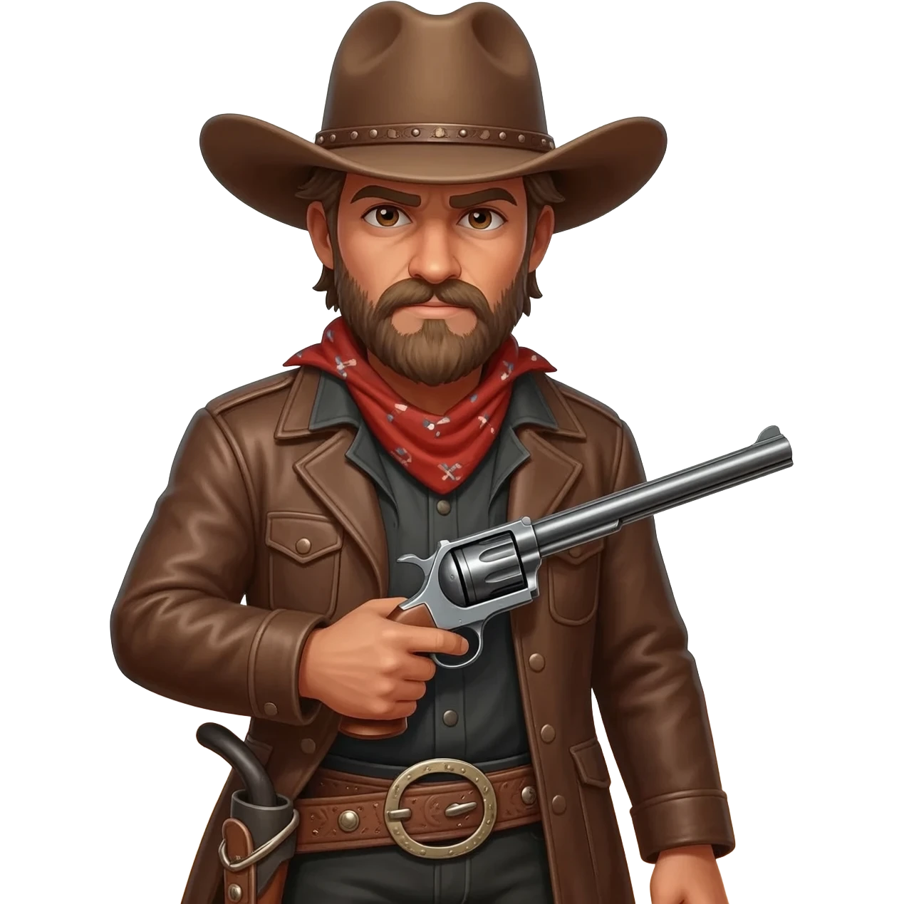 Wild west cowboy emoji