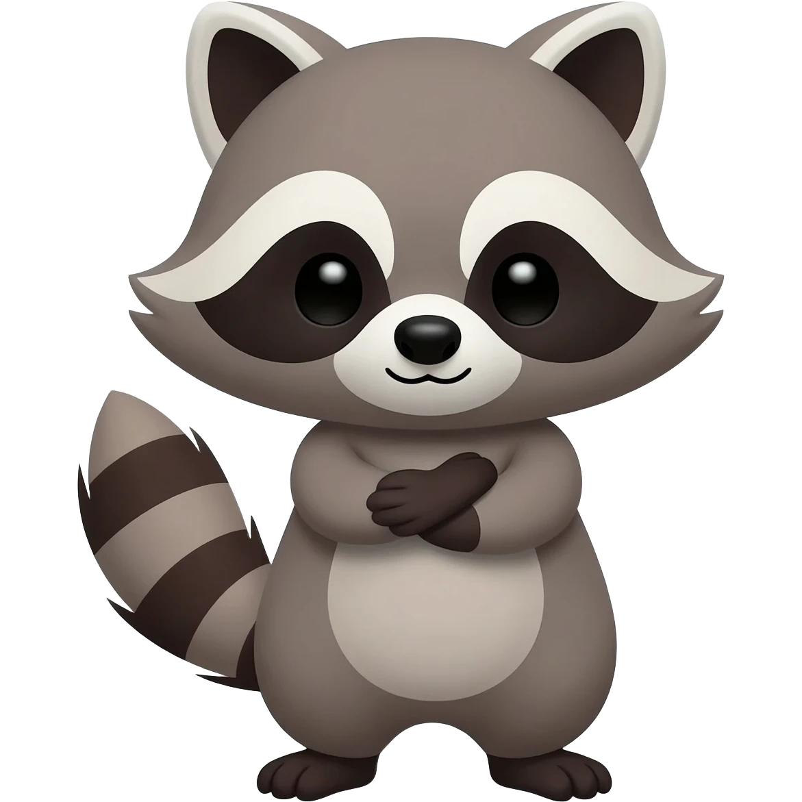 Cute Racoon wants a hug emoji