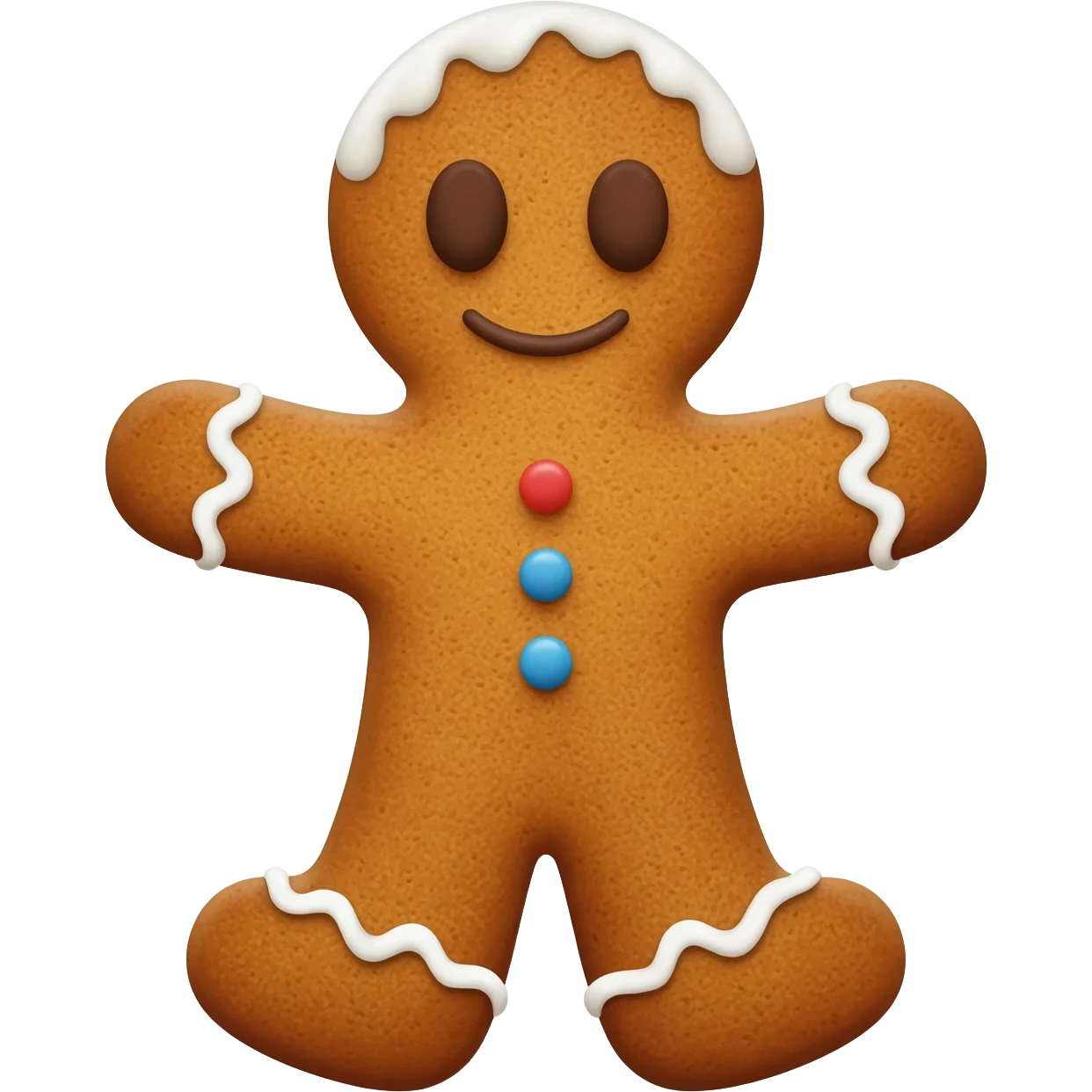 gingerbread man emoji