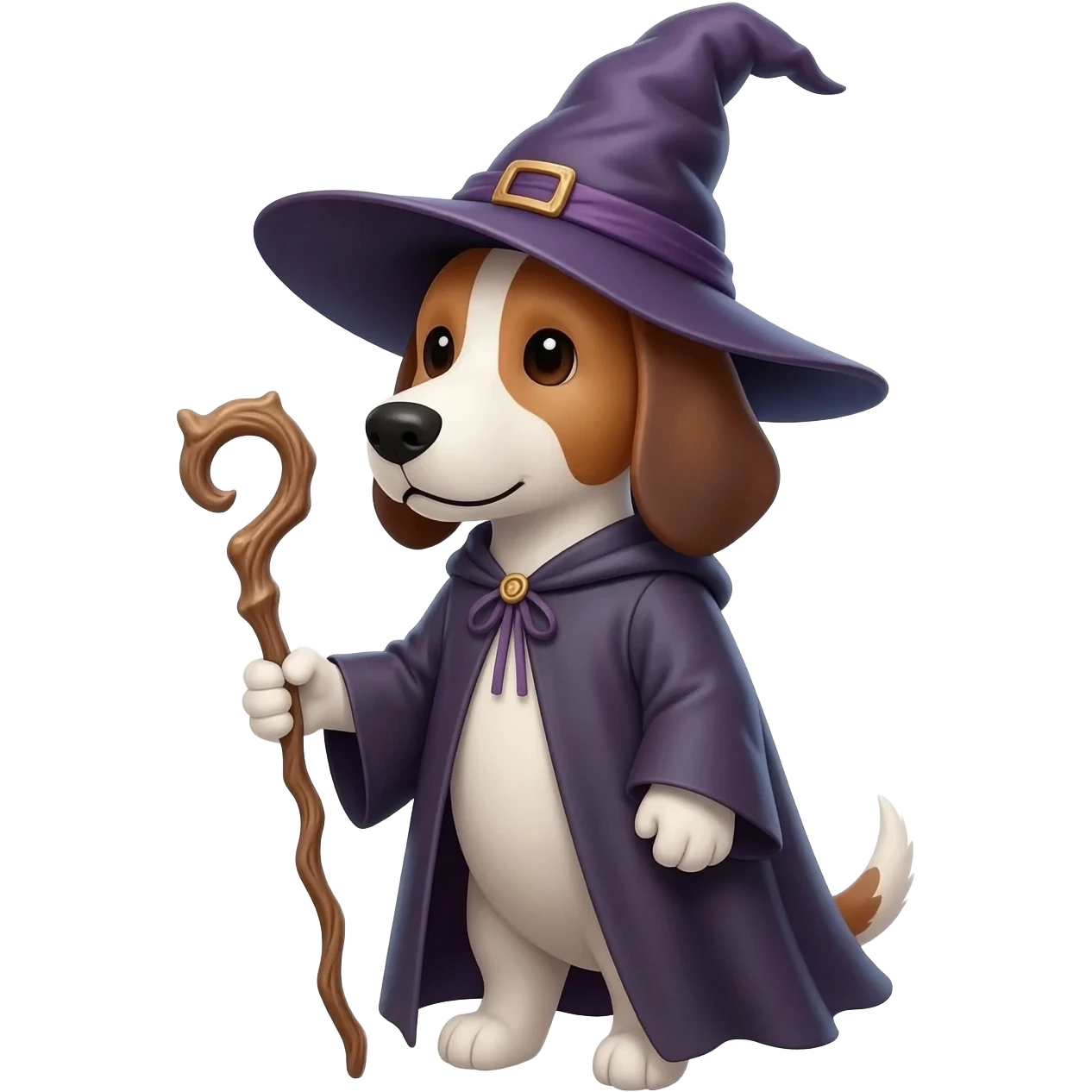 Dog wizard emoji
