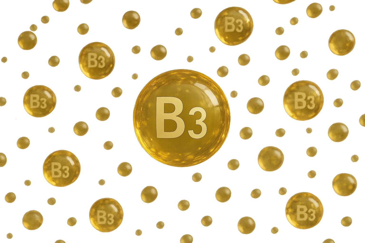 particella di vitamine b fluttuano in aria, iperrealistica 4k emoji