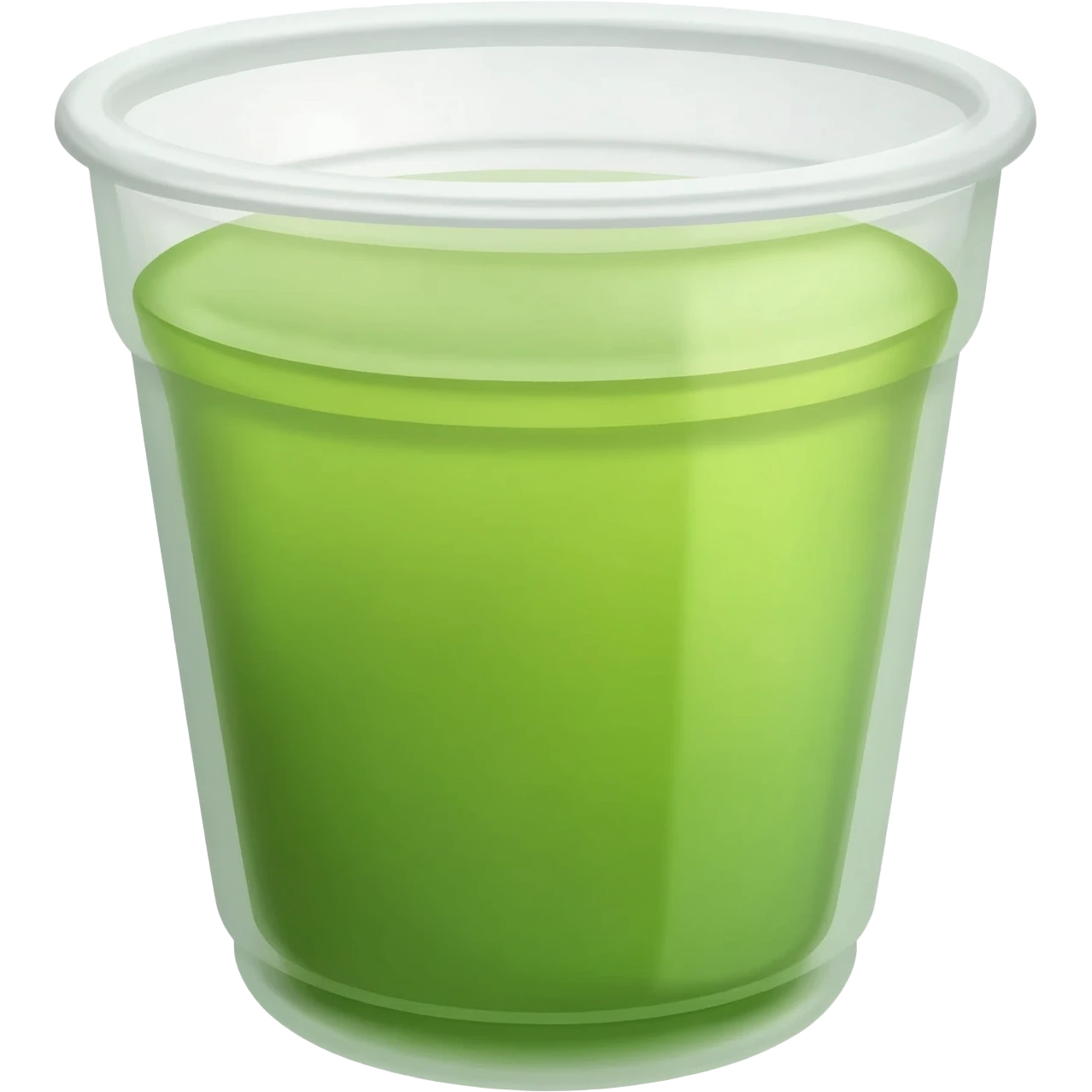 green juice in to go cup emoji