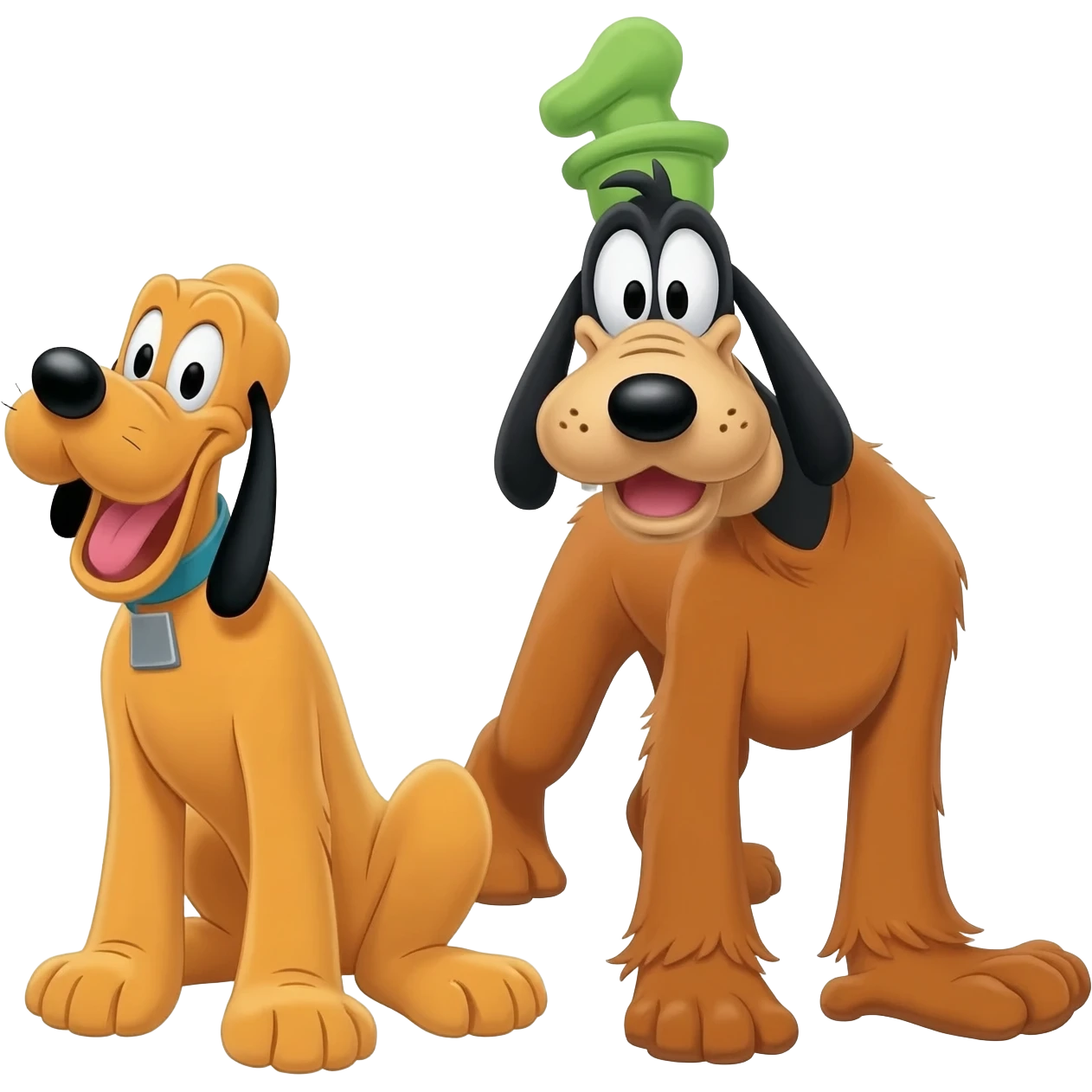 Pluto Dog & Goofy Dog emoji