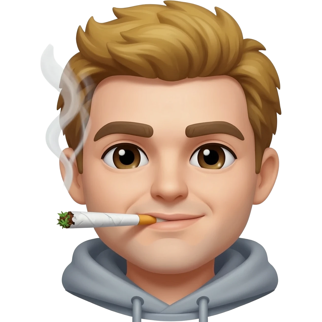Weed joint smoking emoji