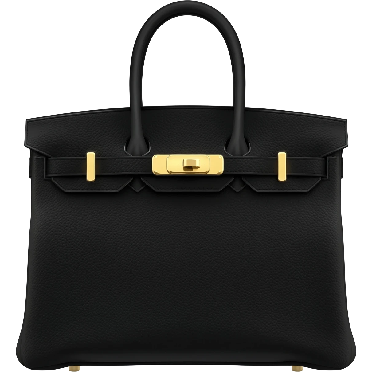 matte black gold hardware birkin bag emoji