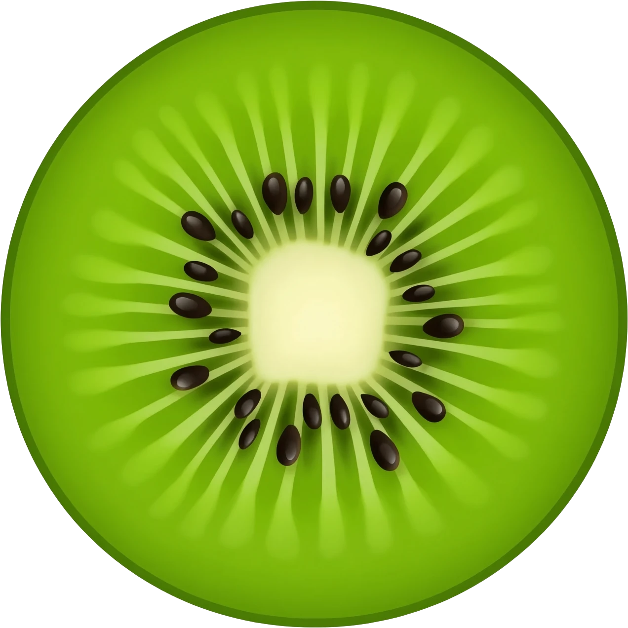 Green kiwi emoji