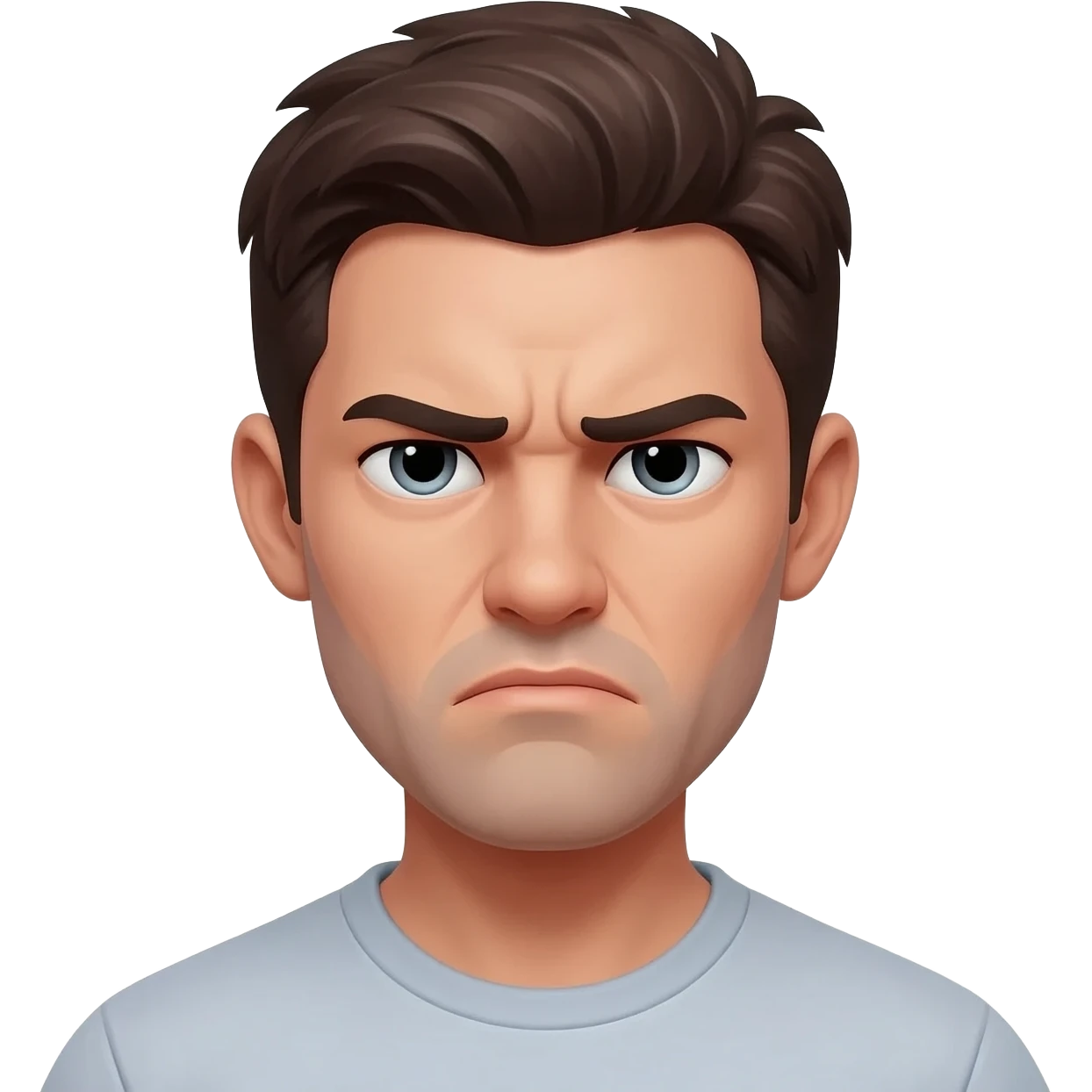 🙄😒🧐 con luz y sombra emoji