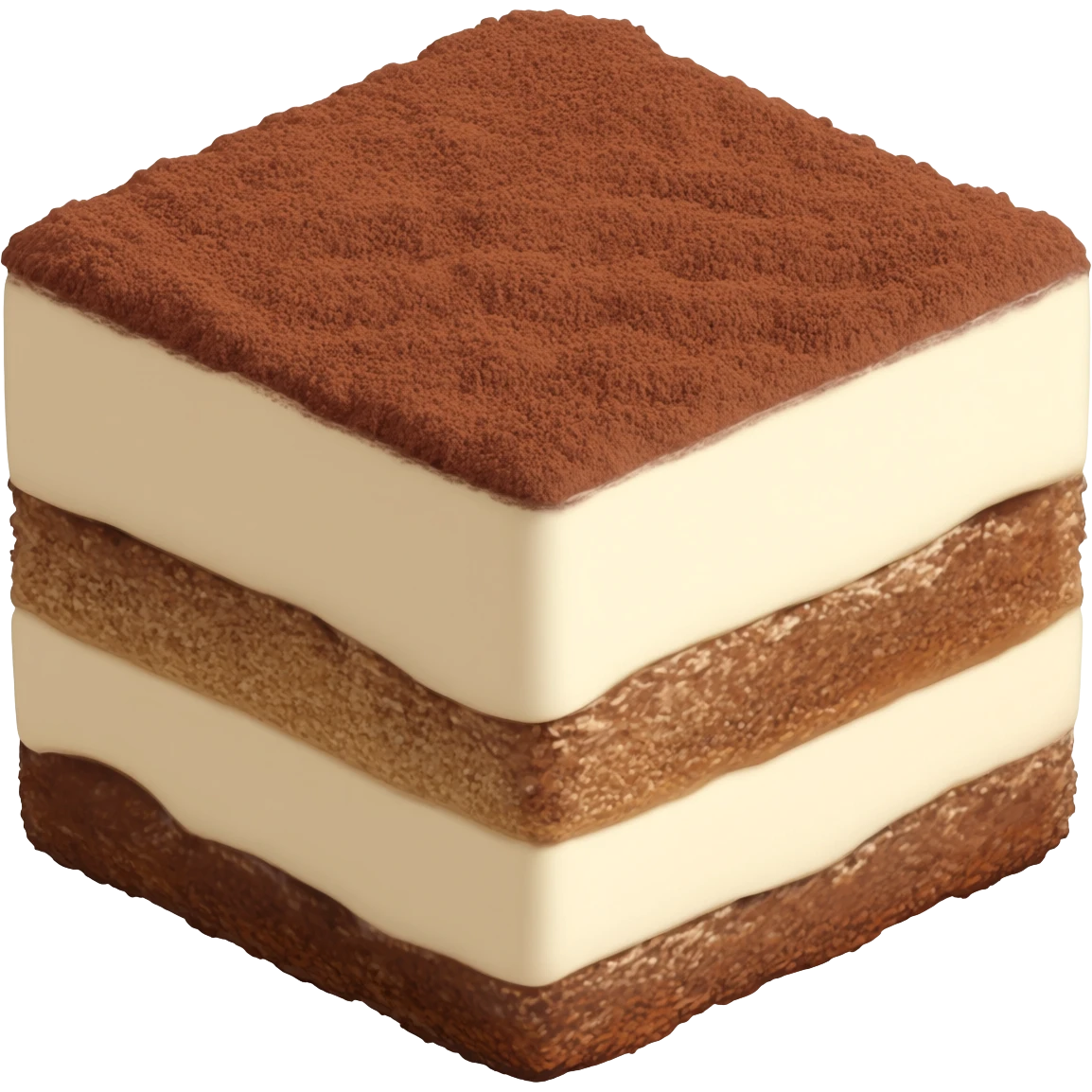 Generate an emoji of a tiramisu emoji