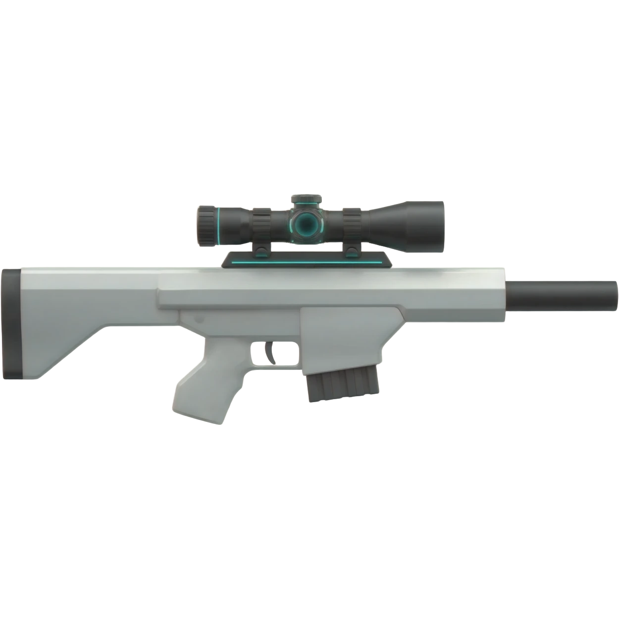 white void futiristic sniper rifle emoji