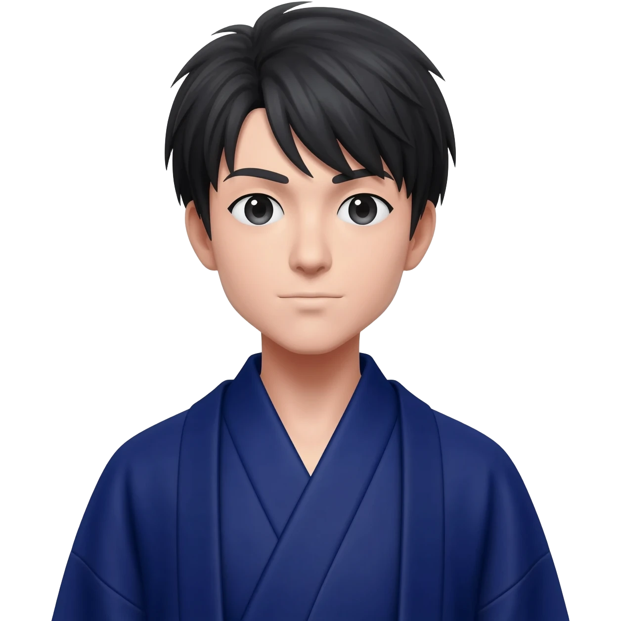 I said girl junihitoe in Navy rich royal blue shade & No other color added. But in emoji please! emoji