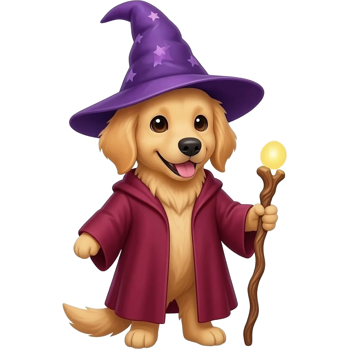 Dog wizard emoji