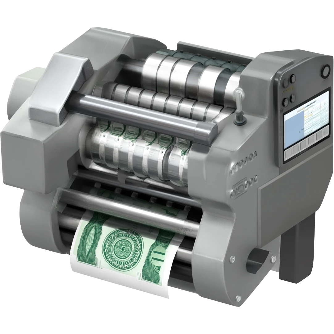 BANKNOTE PRINTING MACHINE emoji
