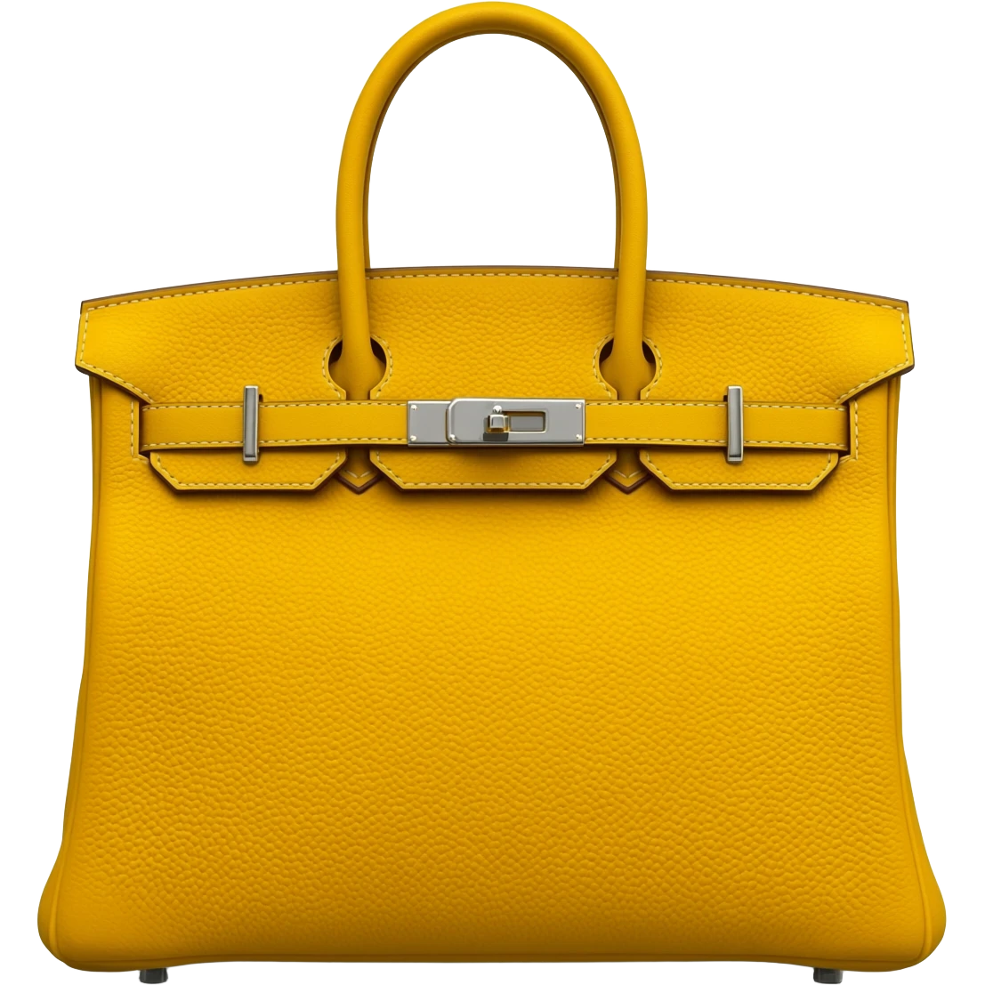 matte yellow birkin hermes bag emoji