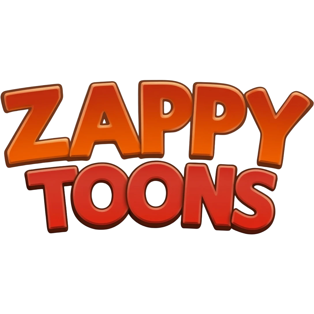 Zappy toons word related cartoons emoji