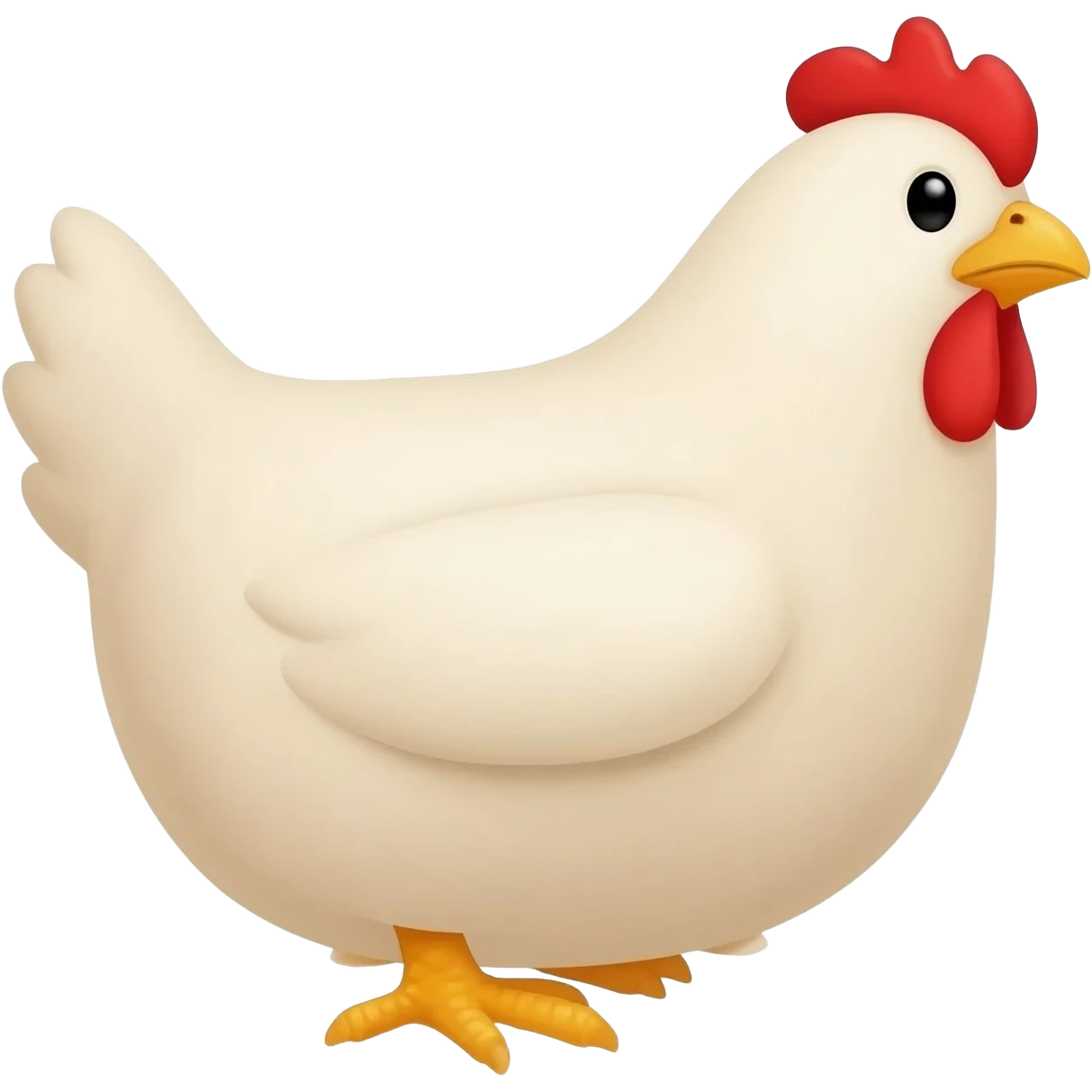 Chicken head full body  emoji