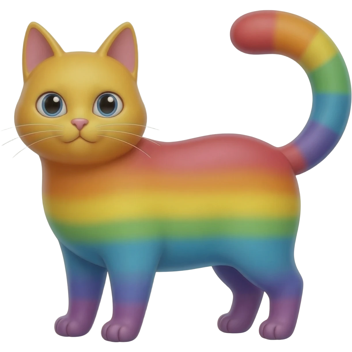 Rainbow Cat emoji