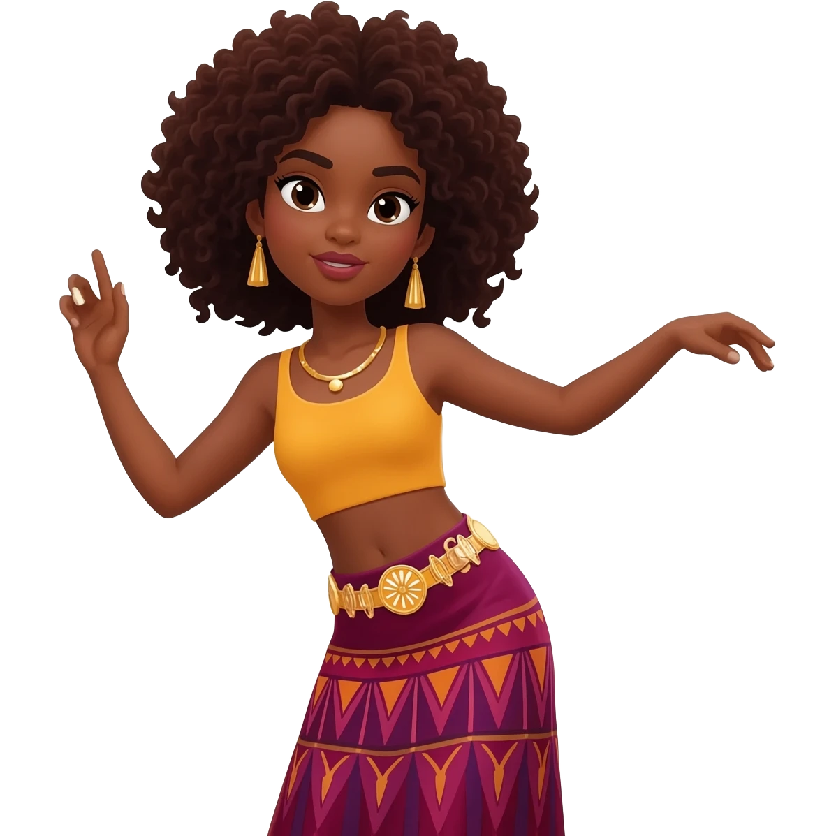 Gonemili Grace che balla emoji