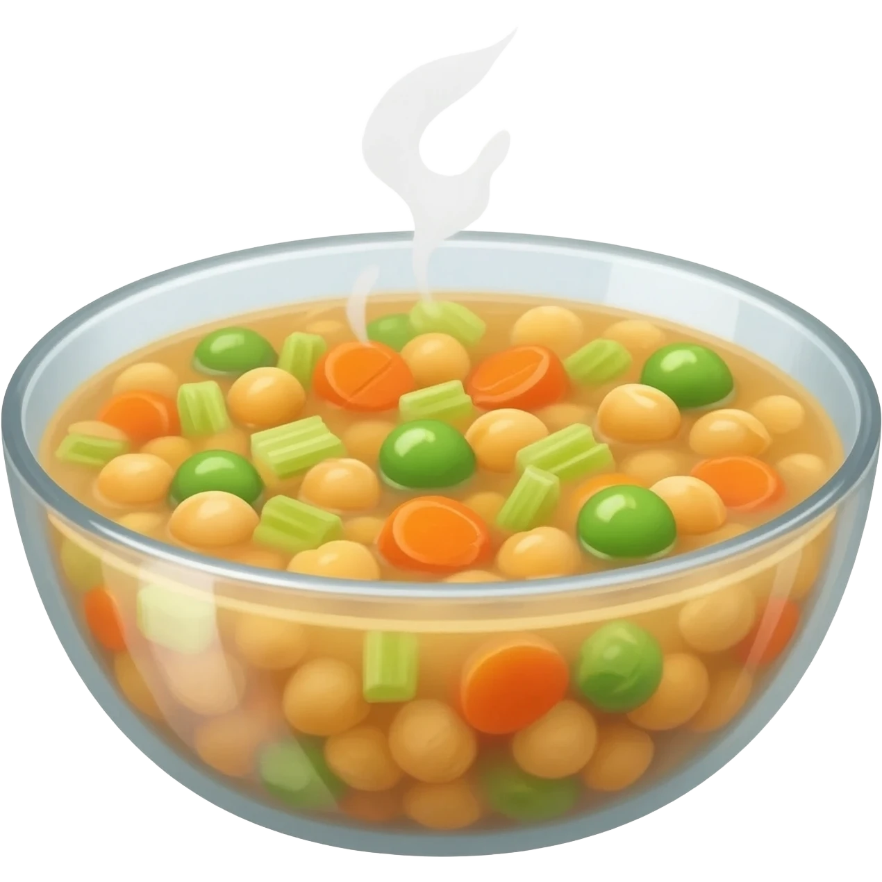 chick peas and veggies soup emoji