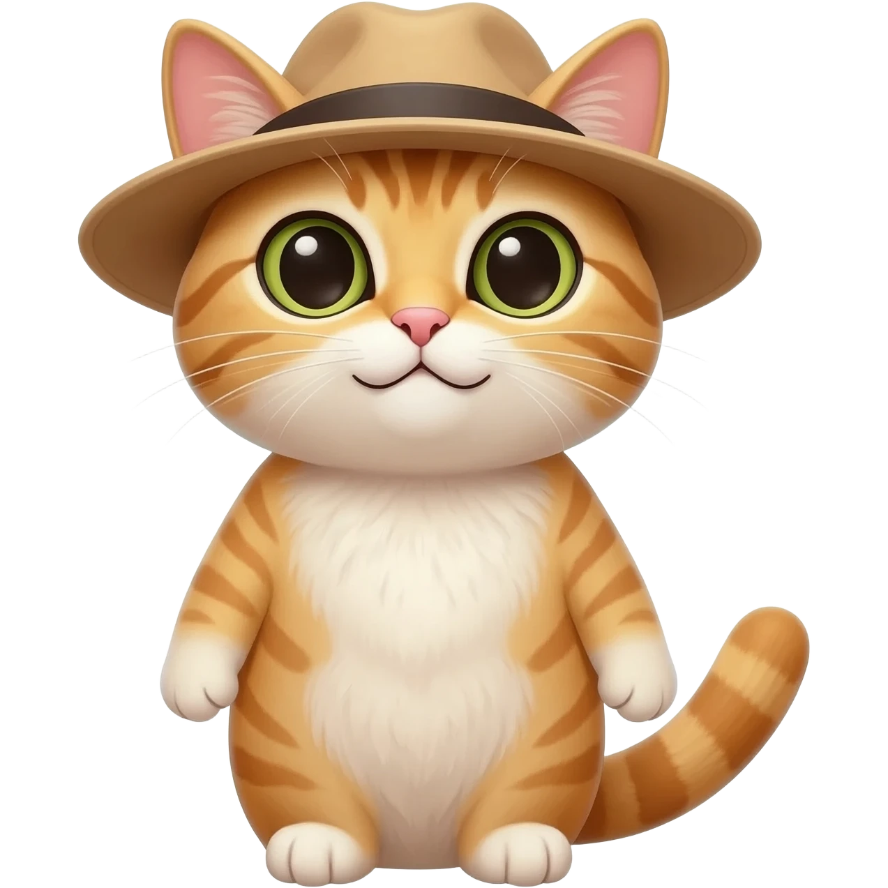 Cat with a hat emoji