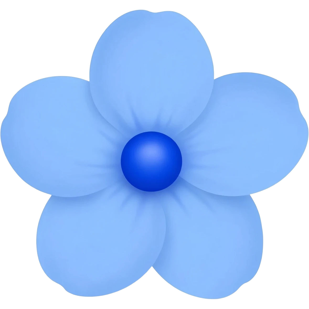 Forget me not flower emoji
