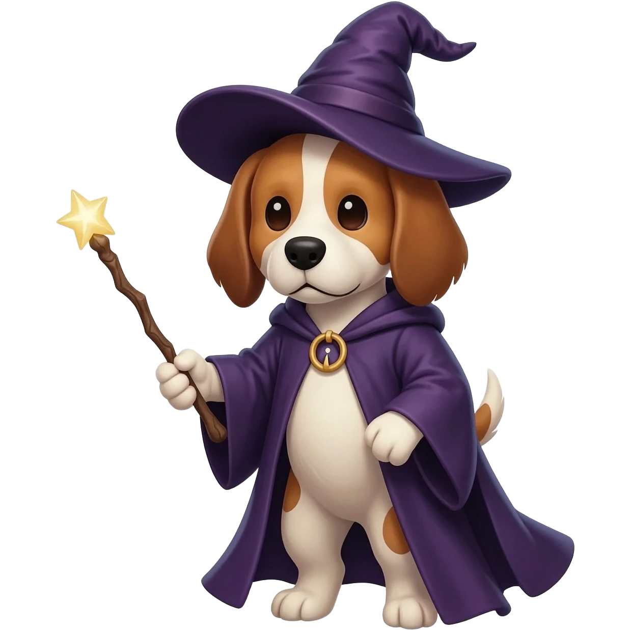 Dog wizard emoji
