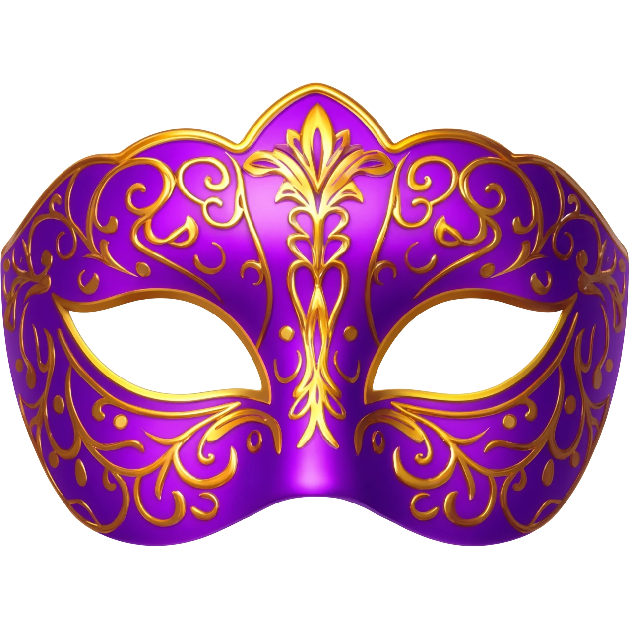 purple carnival masks emoji