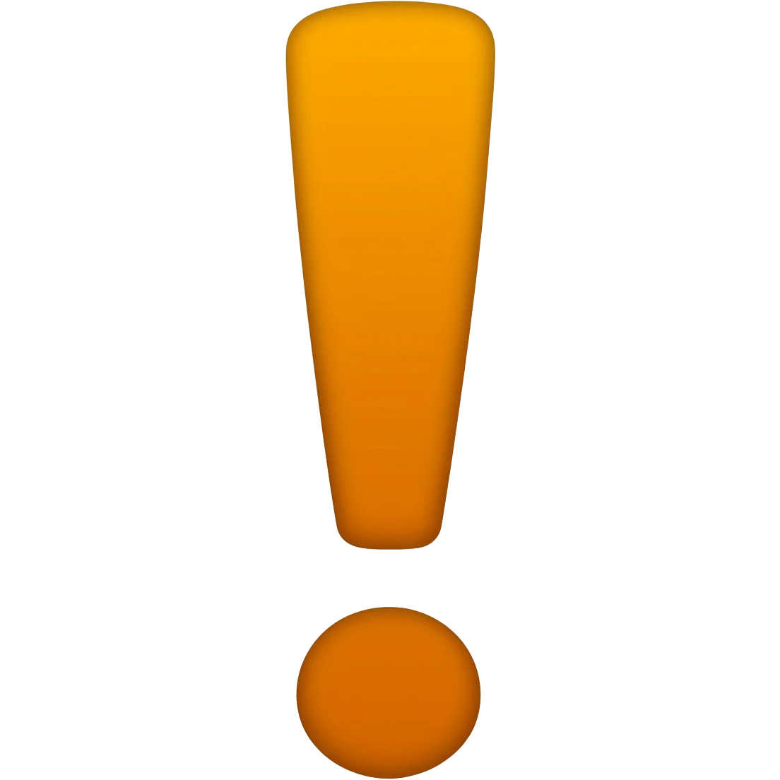 Exclamation point emoji