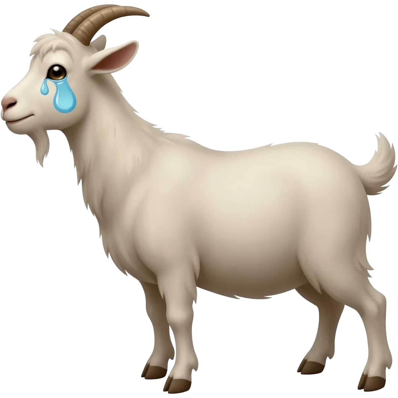 crying goat emoji