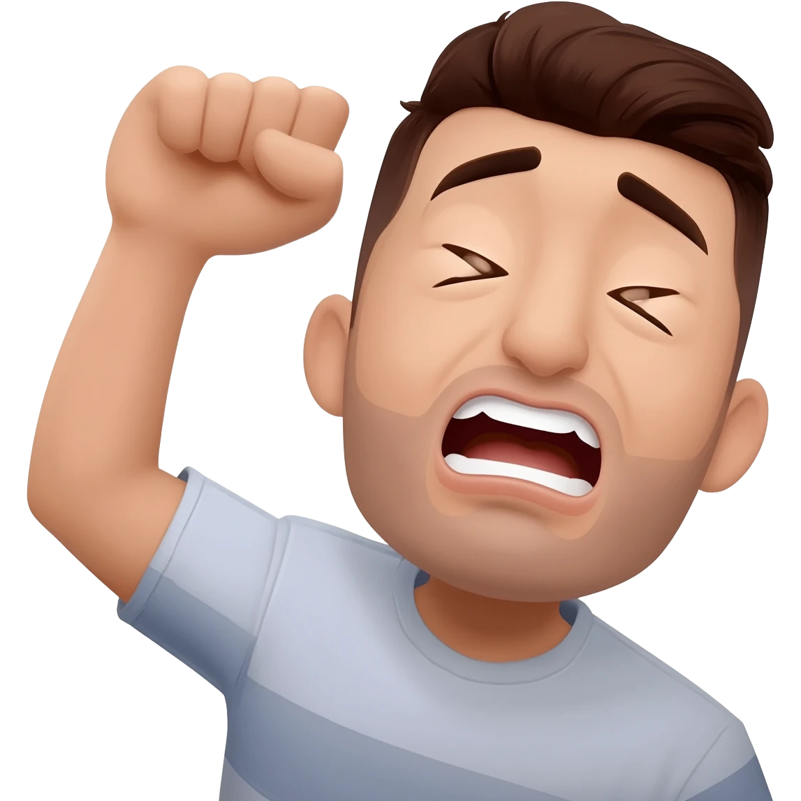 Gewalttätig Symbol schlagen Schrei emoji