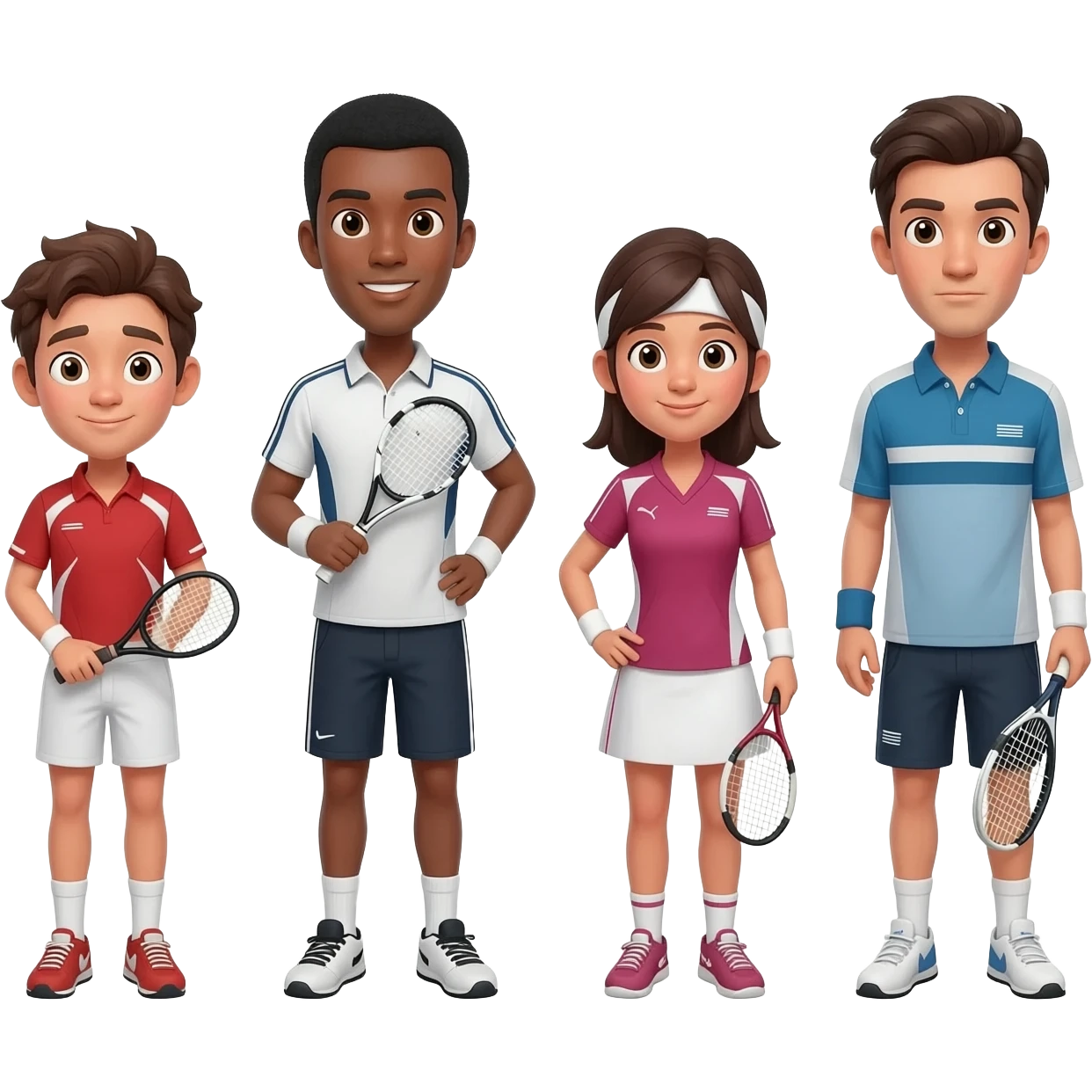 Padel players emoji