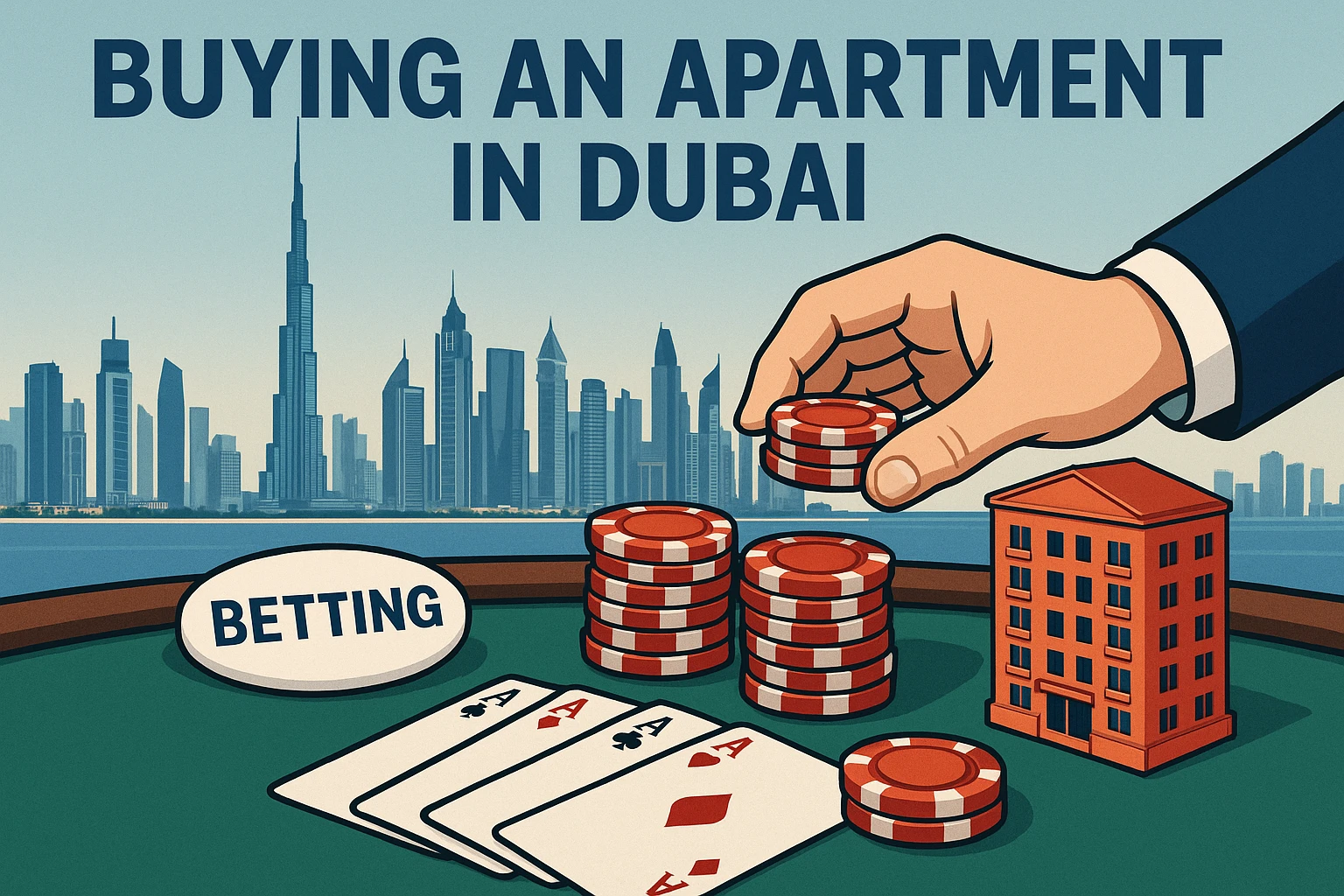 Betting on buying an apartment in Dubai emoji