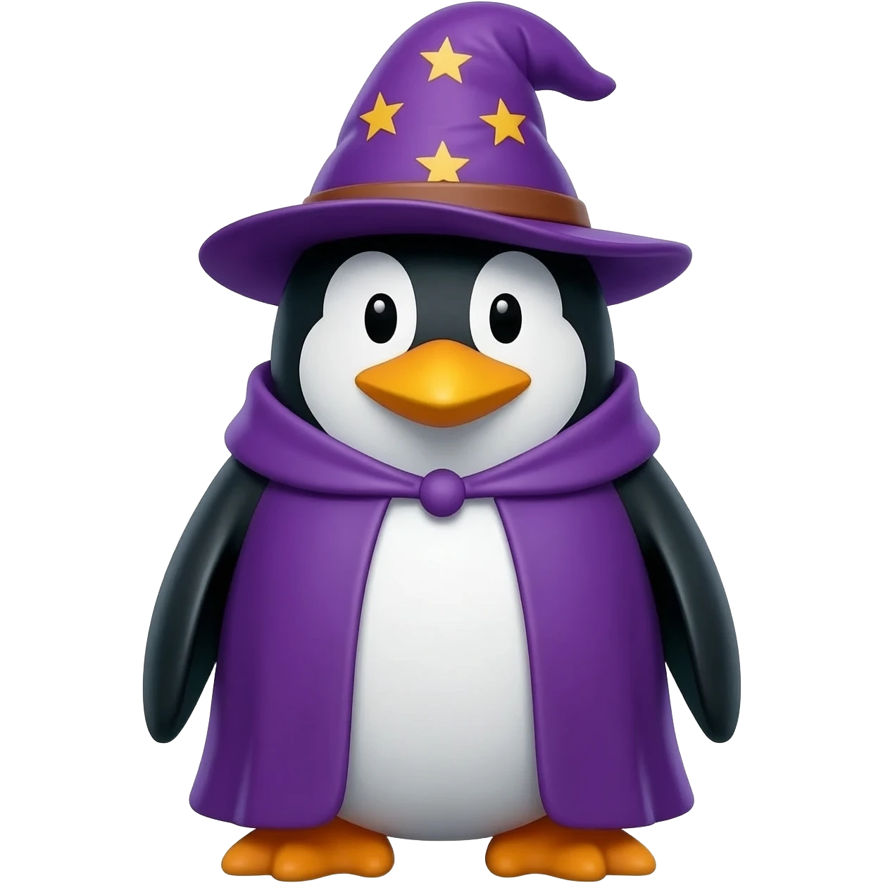 Penguin Wizard emoji