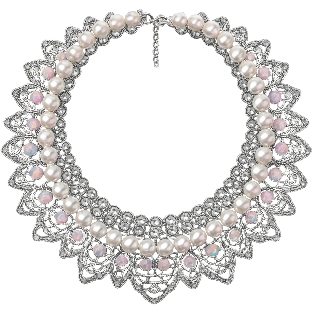 Balletcore aesthetic style and color scheme, 3d rendering, isolated, hyper-detailed necklace, shimmery, 16 hd, professional quailty, 600 dpi, transparent background.  masterpiece, breathtaking illustration world-class masterpiece illustration. emoji