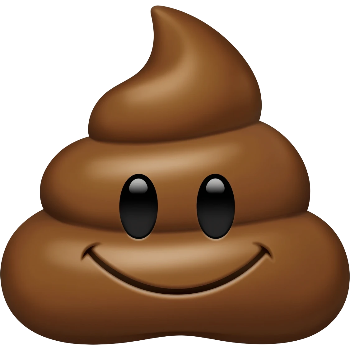 Funny poo emoji