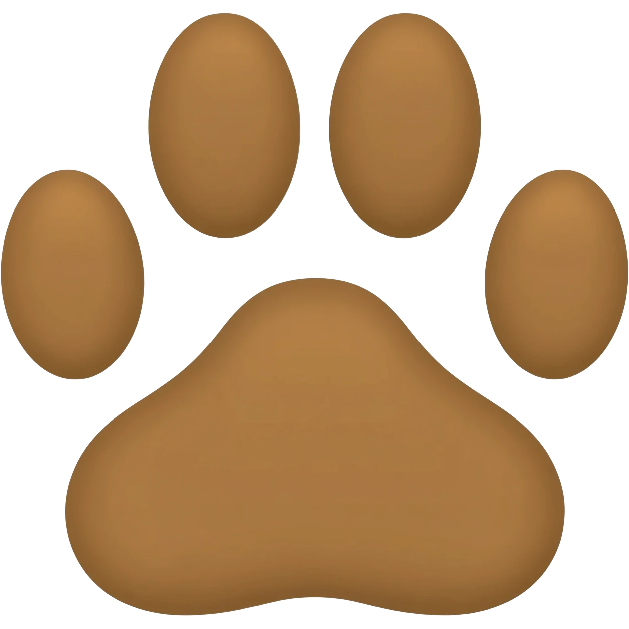 deux empreintes de chien côte à côte emoji