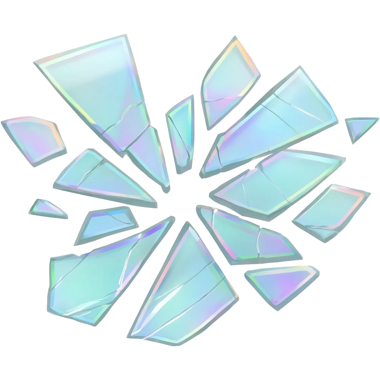 shattered glass emoji