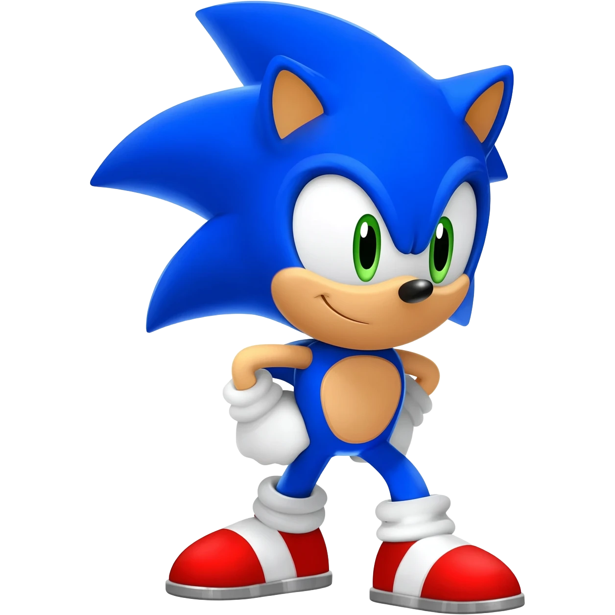 Happy sonic emoji