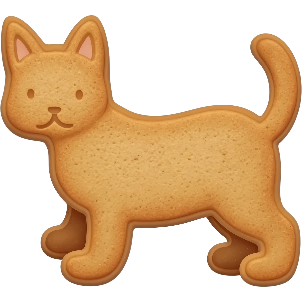 Quiero una mascota en forma de galleta pero que sea femenina emoji