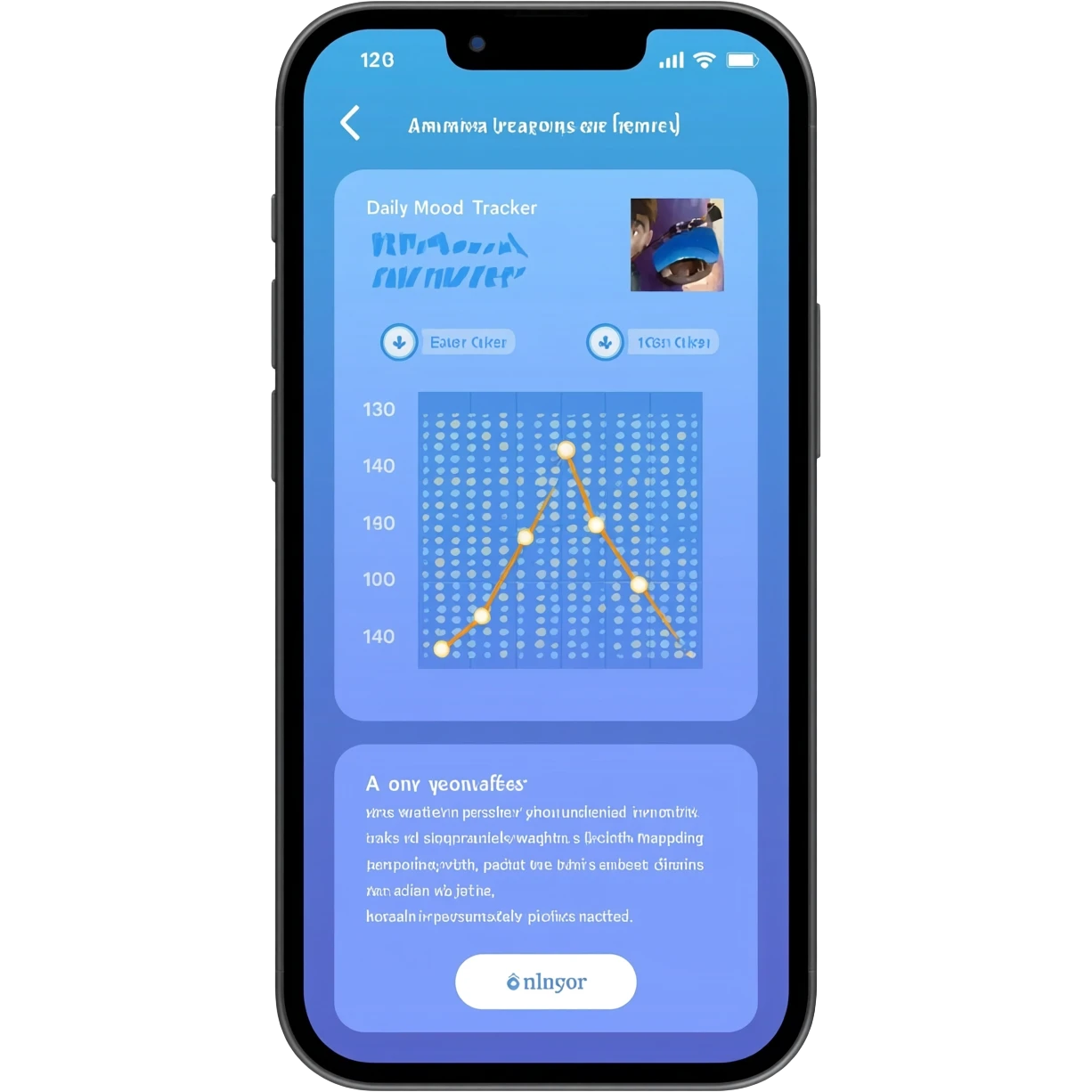 it is for a "Welcome & Why We’re Here" slide for a team meeting about Letheia™, an AI-powered emotional companion designed for daily reflection. Used for Gen Z to track their moods, map patterns, and receive personalized insights. emoji