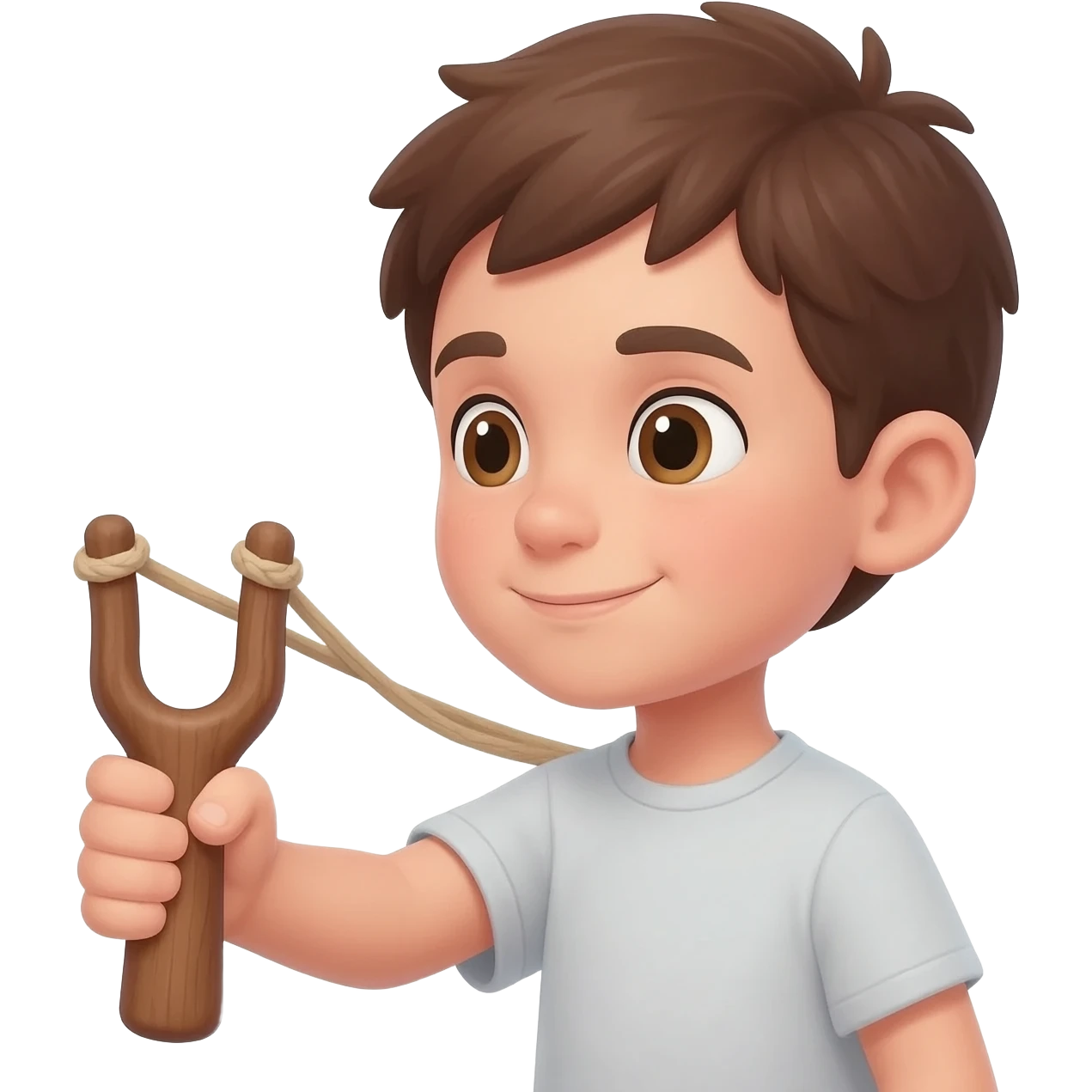 boy with slingshot emoji