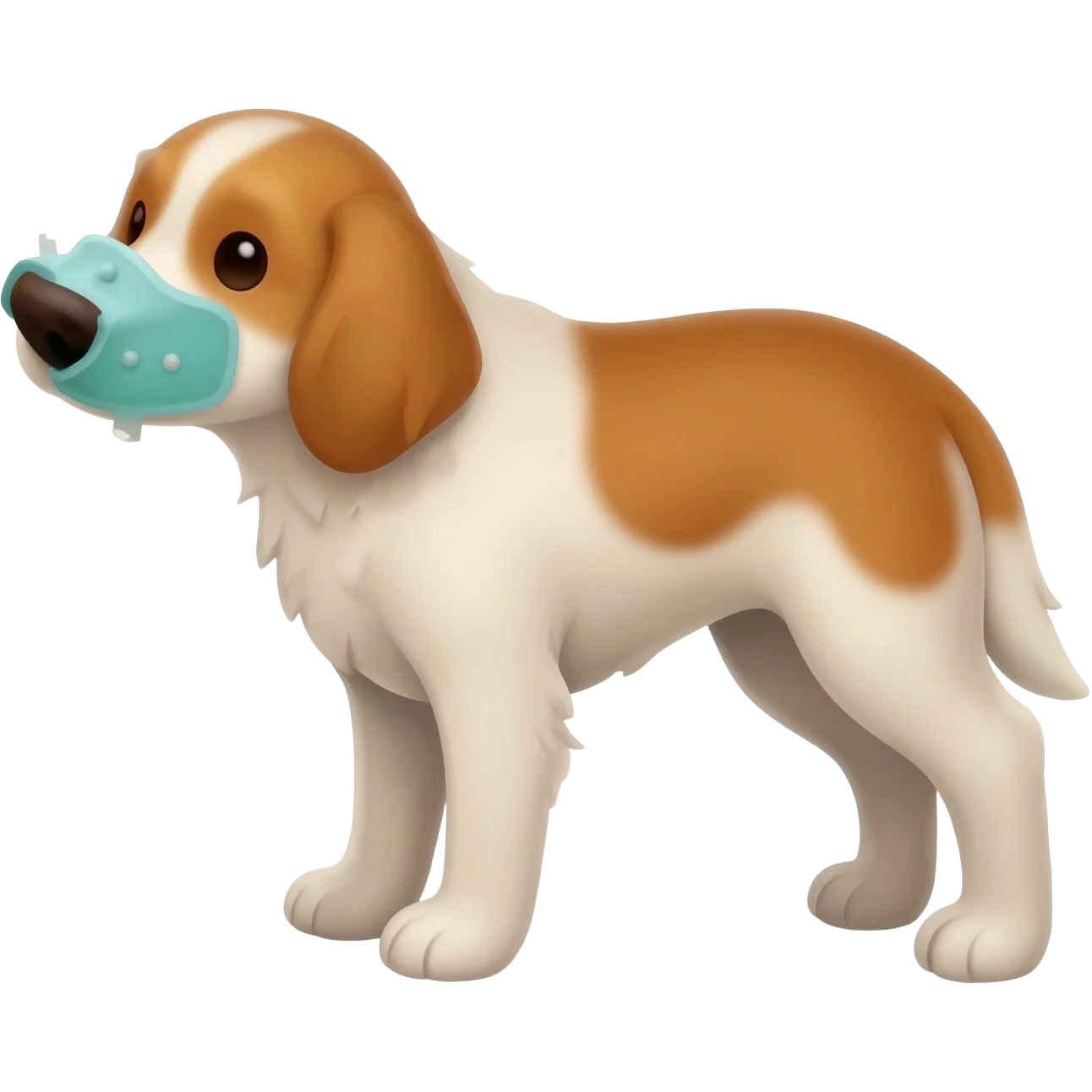 un chien qui se fait toiletter emoji